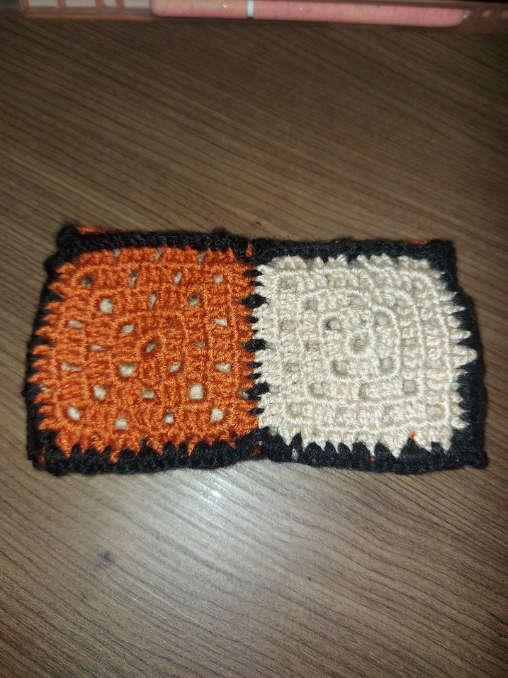 Kahverengi Örgü Kadın Portföy Çanta - Görsel 3