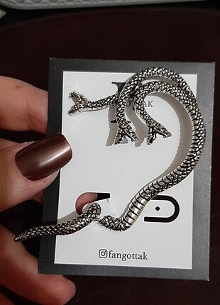 Yılanlı Kulak üstü Küpe 