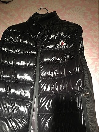 Moncler parlak şişme yelek
