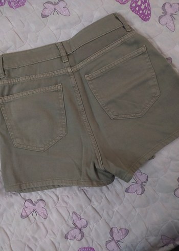 Defacto Düğmeli Loose Fit Kadın Mini Şort