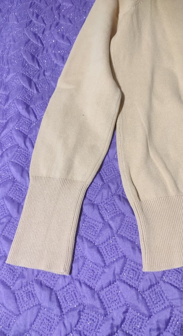 Kadın Pamuklu Triko Kazak - Görsel 3