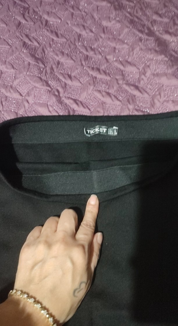 Siyah Midi Kadın Etek - Görsel 2