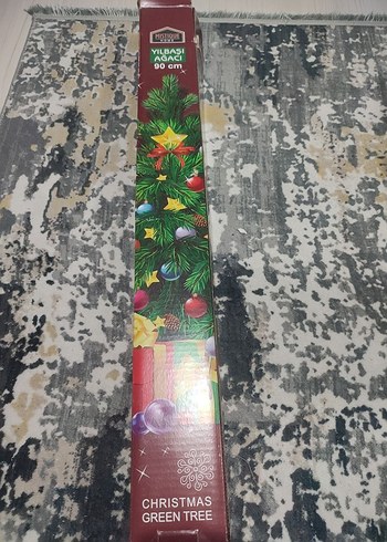 Mistique 90 cm Bordo Yılbaşı Ağacı - Görsel 2