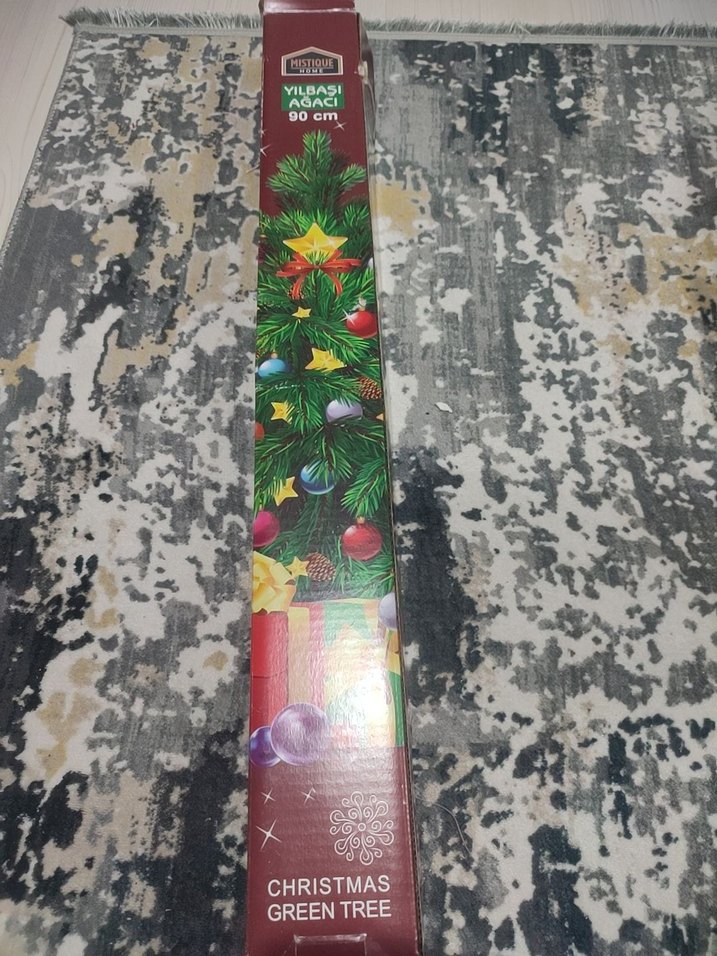 Mistique 90 cm Bordo Yılbaşı Ağacı - Görsel 2