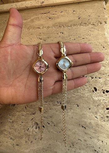 Beden Zincir Detaylı Vintage Kadın Saatleri