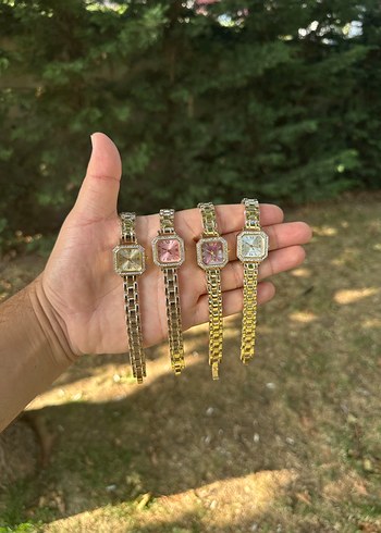 Beden altın Renk Taşlı Kasa Vintage