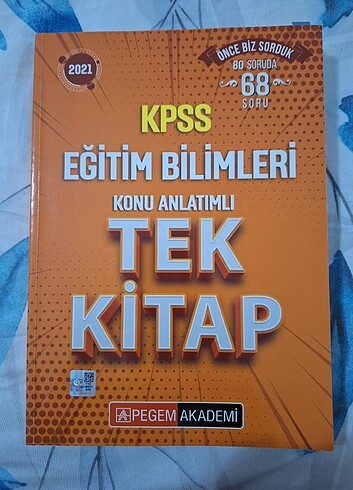 Pegem Eğitim Bilimleri Konu Anlatım Kitabı 