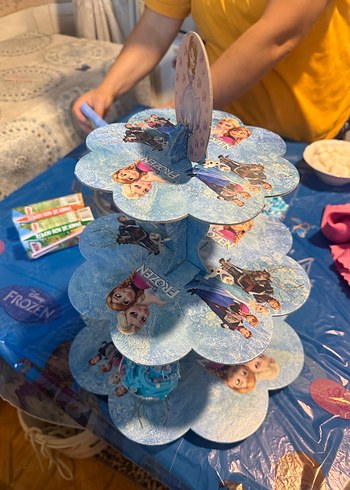 Mavi Frozen Temalı Parti Süsleri
