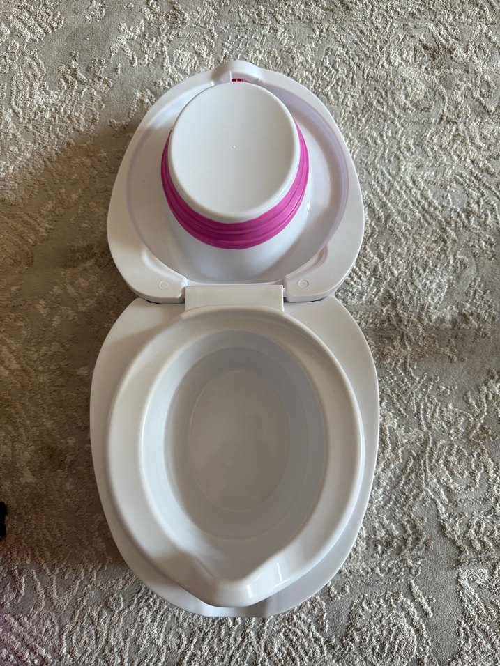 Beyaz Kedi Figürlü Kedi My carry potty - Görsel 3