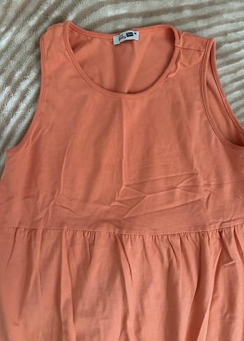 Baby mom e bebek Pembe Uzun Hamile Elbisesi - Görsel 3