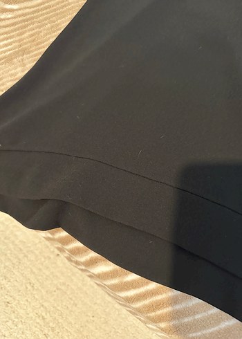 Uzun Kollu Siyah Salaş Tunik - Görsel 5