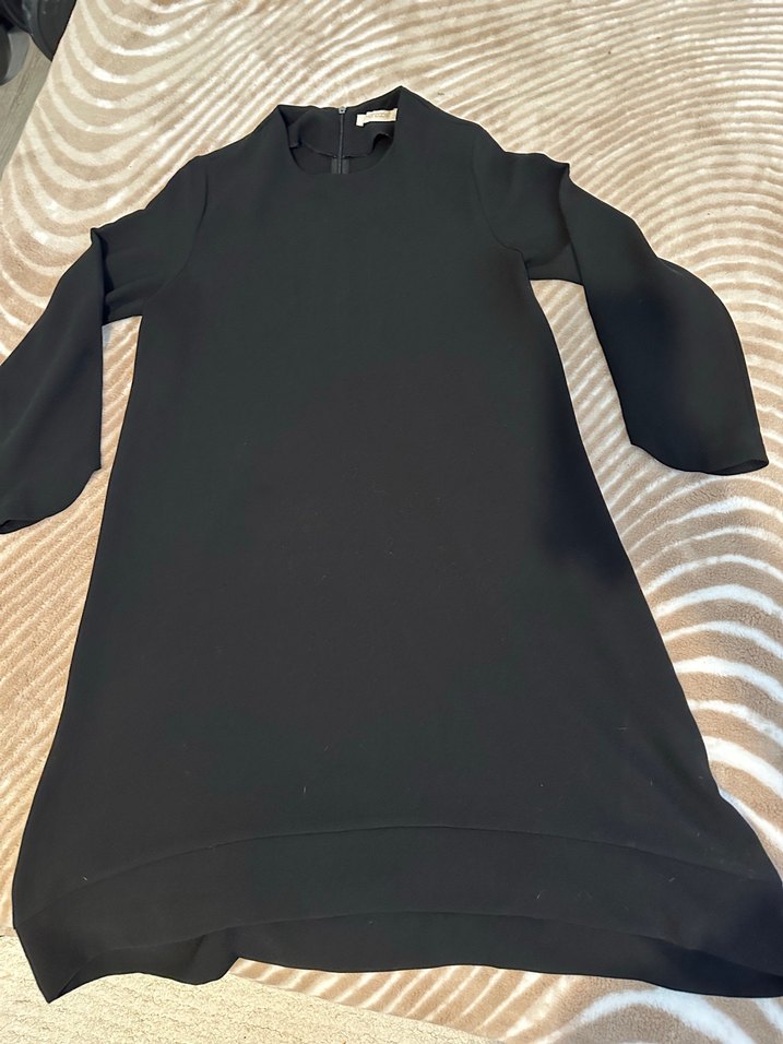 Uzun Kollu Siyah Salaş Tunik - Görsel 4