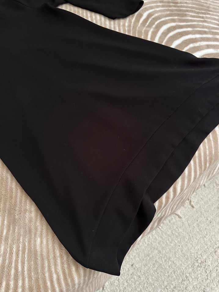 Uzun Kollu Siyah Salaş Tunik - Görsel 3