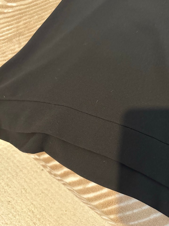 Uzun Kollu Siyah Salaş Tunik - Görsel 5