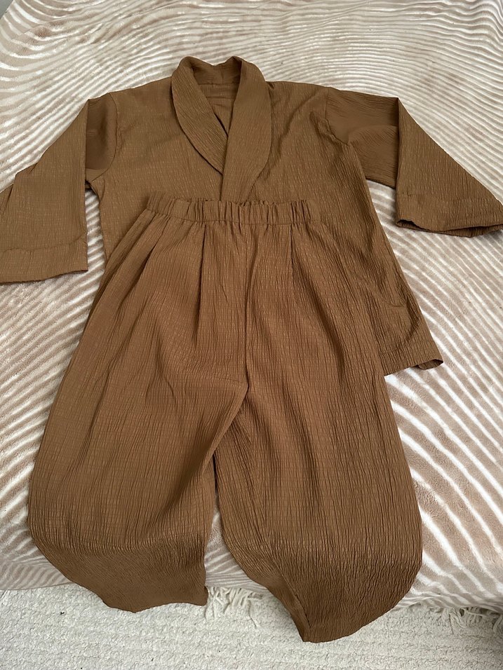 Kadın Kahverengi Takım - Görsel 2