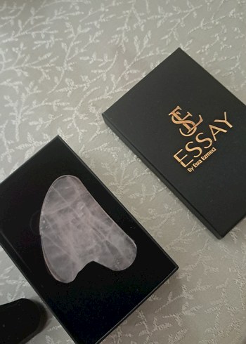 Pembe Kuvars Gua Sha Yüz Masaj Taşı - Görsel 2