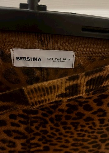 Bershka Leopar Desen Triko Takım - Görsel 10