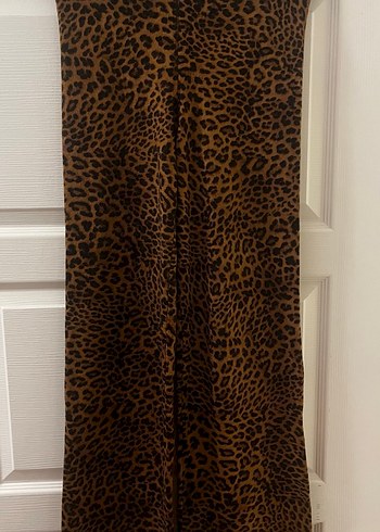 Bershka Leopar Desen Triko Takım - Görsel 8