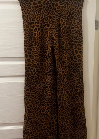 Bershka Leopar Desen Triko Takım - Görsel 11