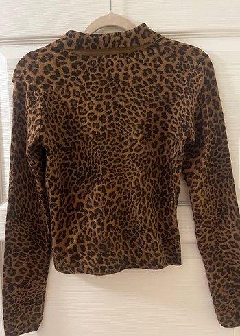 Bershka Leopar Desen Triko Takım - Görsel 5