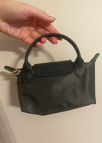 İthal Longchamp Xs Antrasit Gri Çanta - Görsel 6