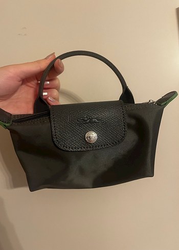 İthal Longchamp Xs Antrasit Gri Çanta - Görsel 2