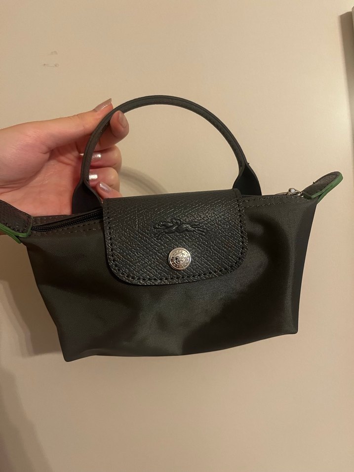 İthal Longchamp Xs Antrasit Gri Çanta - Görsel 2