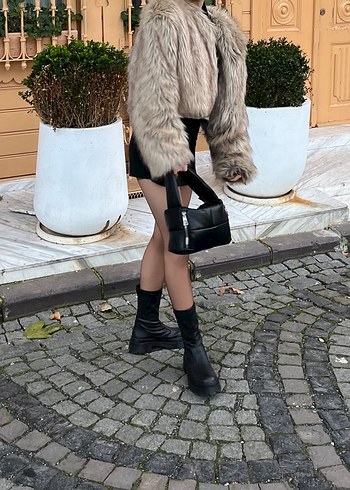 Eyyo Marka Suni Kürk Ceket - Görsel 7