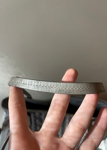 Manc Gri Monogram Çanta - Görsel 11