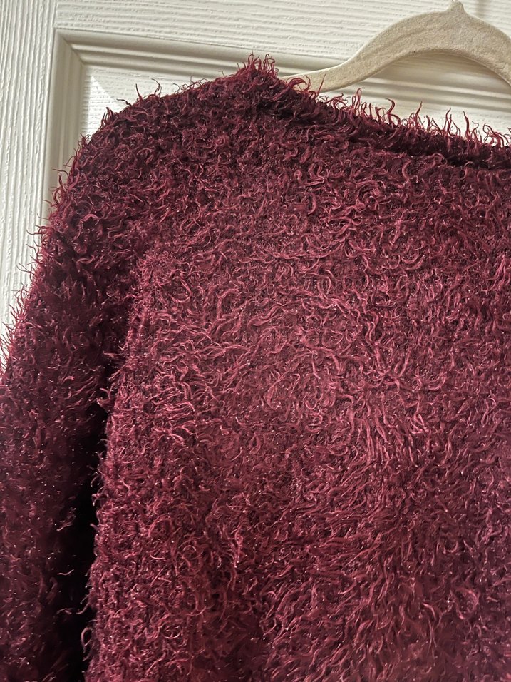 Koton Bordo Mini (Crop) Triko Kazak - Görsel 5