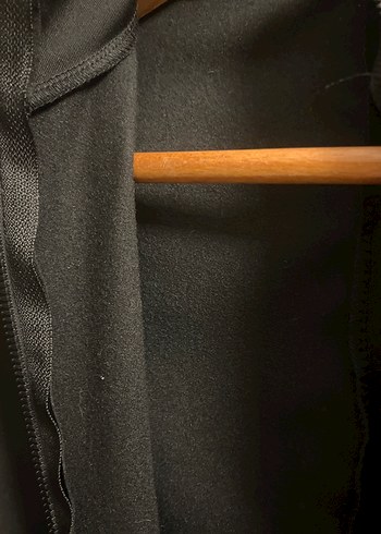 Metal Fermuarlı Siyah Uzun Kollu Tulum - Görsel 8