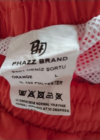 Kemerli Kırmızı Erkek deniz sort - Görsel 3