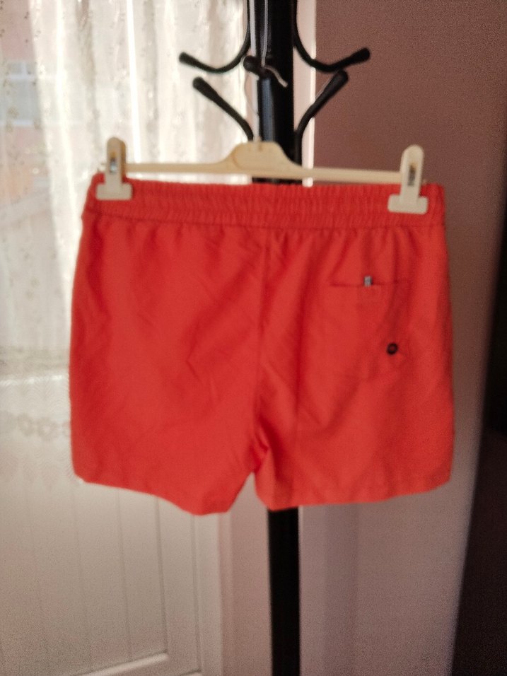 Kemerli Kırmızı Erkek deniz sort - Görsel 2