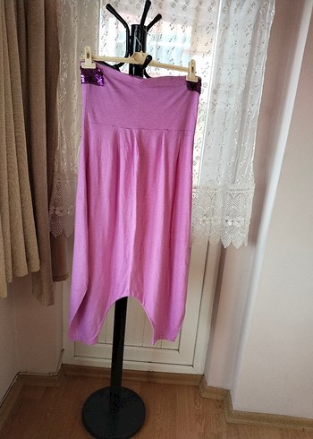 Pembe Bohem Straplez Uzun tulum - Görsel 3