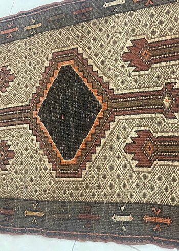 Kahverengi Desenli Geleneksel Halı - Görsel 5