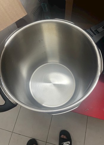 Gri Düdüklü Tencere 8,5 L - Görsel 4