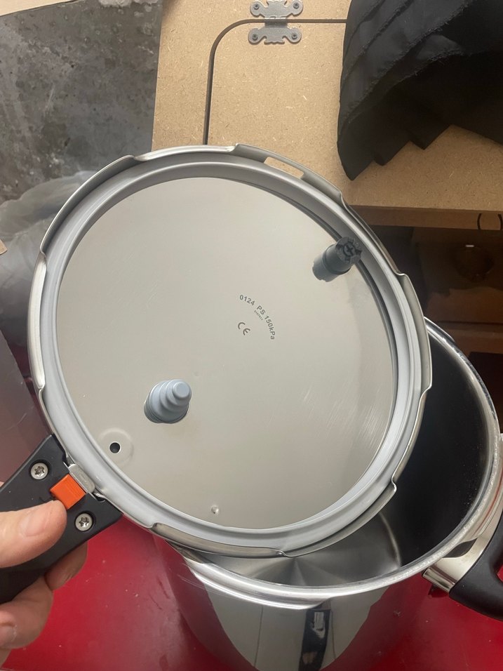 Gri Düdüklü Tencere 8,5 L - Görsel 5