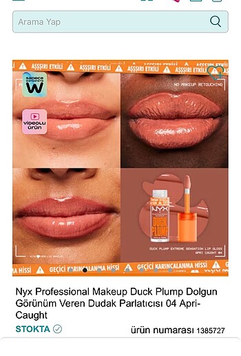 NYX duck plump