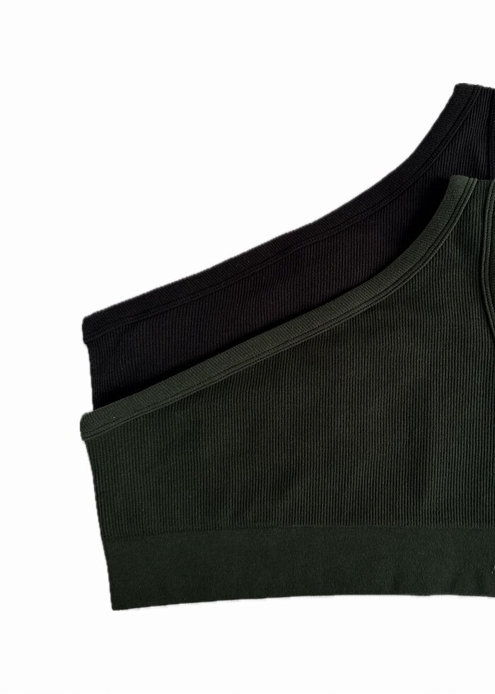 Tek omuz crop - Görsel 4