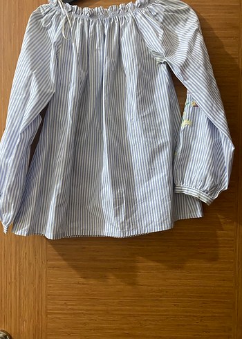 Nakışlı, Pilili, Bohem Kadın Bluzu - Görsel 4