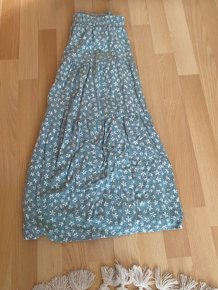 Uzun Pamuklu Bohem Kadın Etek - Görsel 2