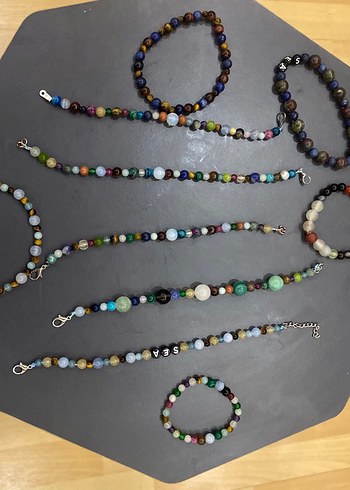 Renkli Boncuklu Bohem Kadın Bileklikleri - Görsel 2