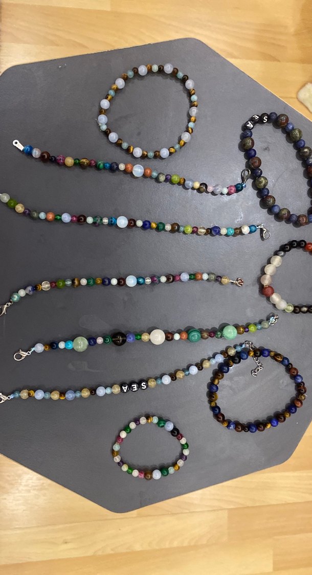 Renkli Boncuklu Bohem Kadın Bileklikleri - Görsel 3