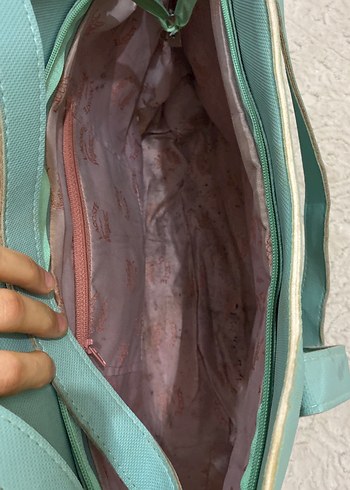 Lacoste Turkuaz Deri Kadın Çanta - Görsel 4