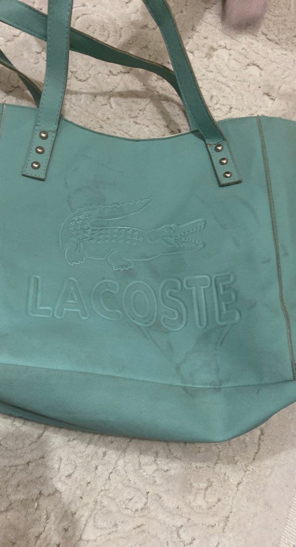 Lacoste Turkuaz Deri Kadın Çanta - Görsel 2