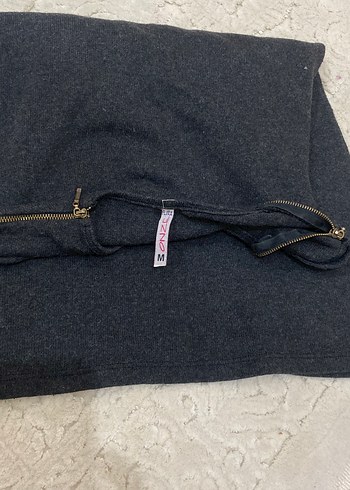 Gri Yün Kadın Triko Uzun Kollu - Görsel 3