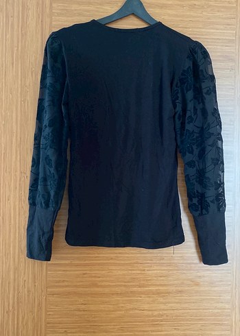 Siyah Uzun Kollu Kadın Bluz - Görsel 4