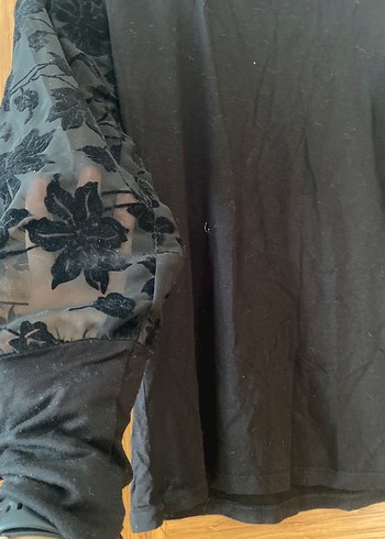 Siyah Uzun Kollu Kadın Bluz - Görsel 3