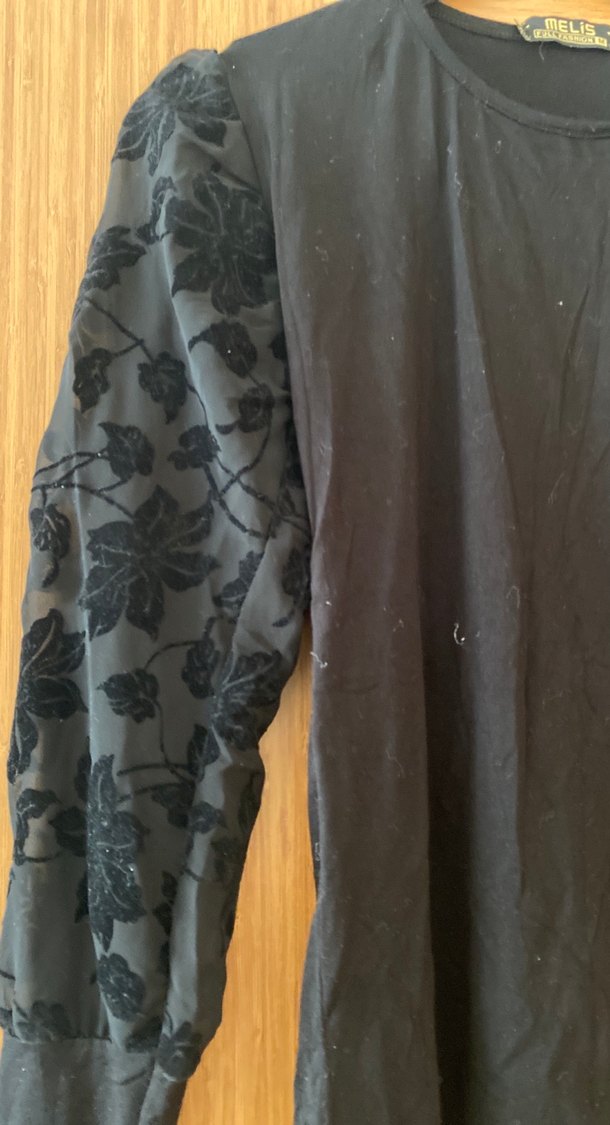 Siyah Uzun Kollu Kadın Bluz - Görsel 2