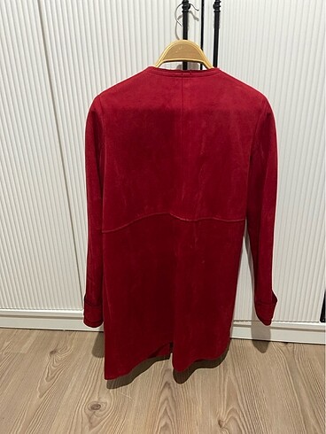 36 Beden bordo Renk Zara bordo süet çeker